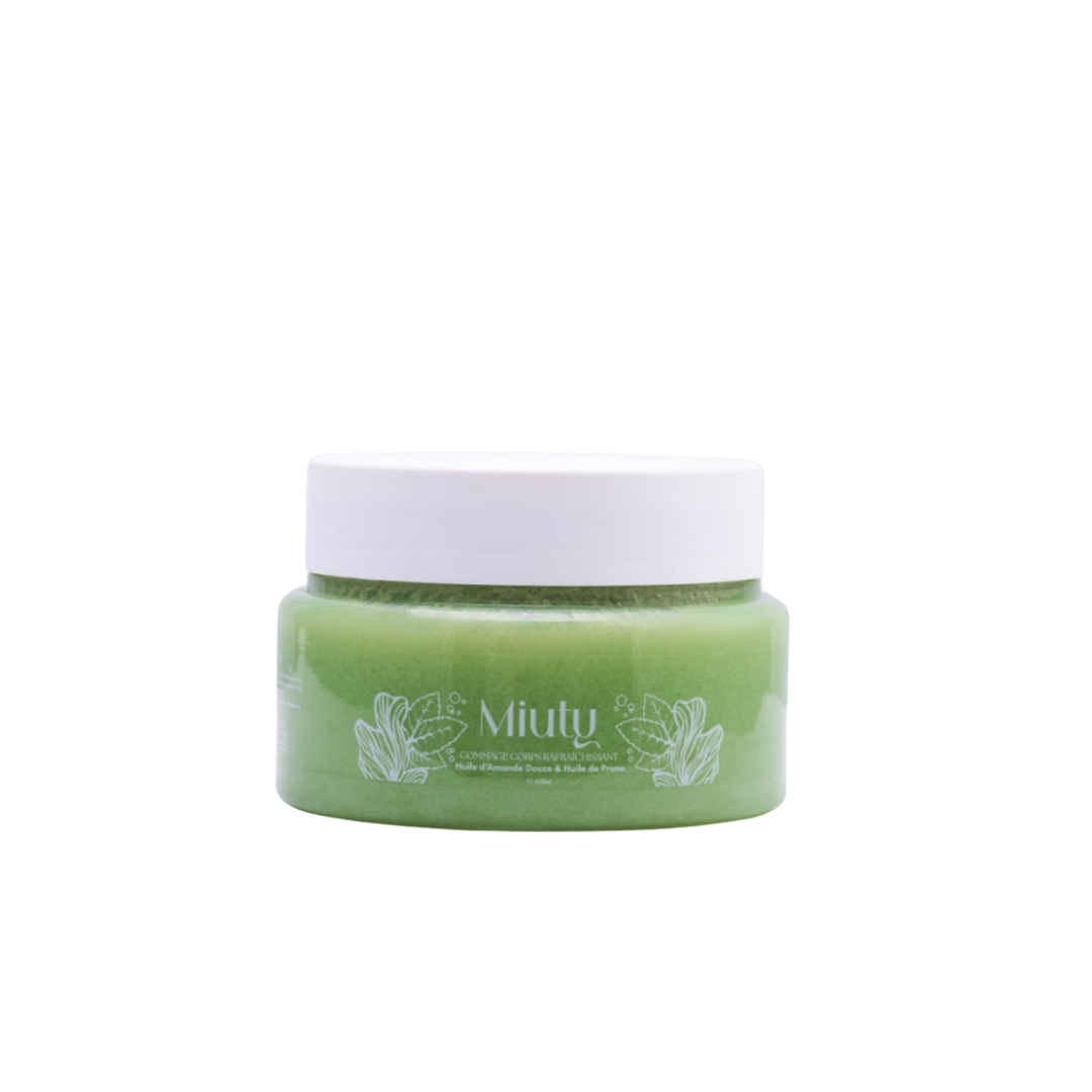 MIUTY Gommage Corps Rafraîchissant 400ml Exfoliation Intense Peau Douce Effet Fraîcheur Immédiat MIUTY Gommage Corps Rafraîchissant 400ml Exfoliation Intense Peau Douce Effet Fraîcheur Immédiat