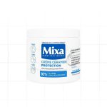 MIXA Crème Céramide Protection 400ml Crème Hydratante Corps Peaux Sensibles Sèches Céramides Glycérine Réparation Barrière