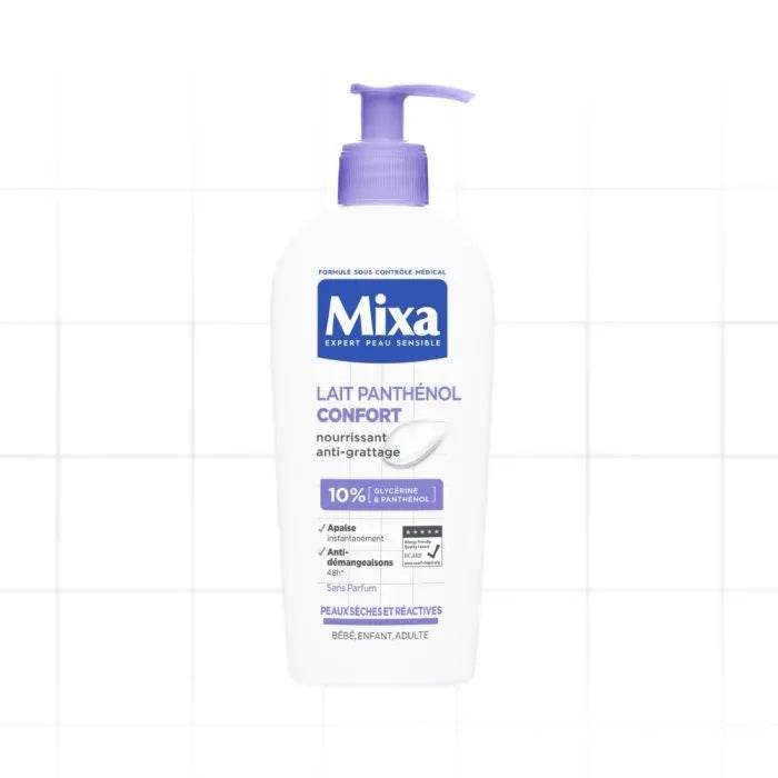 MIXA Lait Panthénol Confort 250ml Lait Hydratant Corps Peaux Sensibles Irritées Panthénol Apaisement Réparation MIXA Lait Panthénol Confort 250ml Lait Hydratant Corps Peaux Sensibles Irritées Panthénol Apaisement Réparation