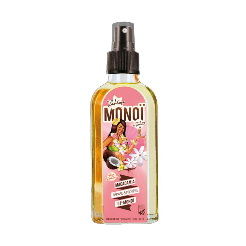 Vahéma Monoi Soin Capillaire Macadamia - 51% Monoï - 100ml Vahéma Monoi Soin Capillaire Macadamia - 51% Monoï - 100ml
