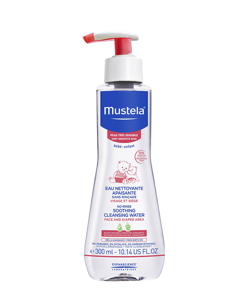 Mustela Eau Nettoyante Apaisante sans Rinçage - 300ml Mustela Eau Nettoyante Apaisante sans Rinçage - 300ml