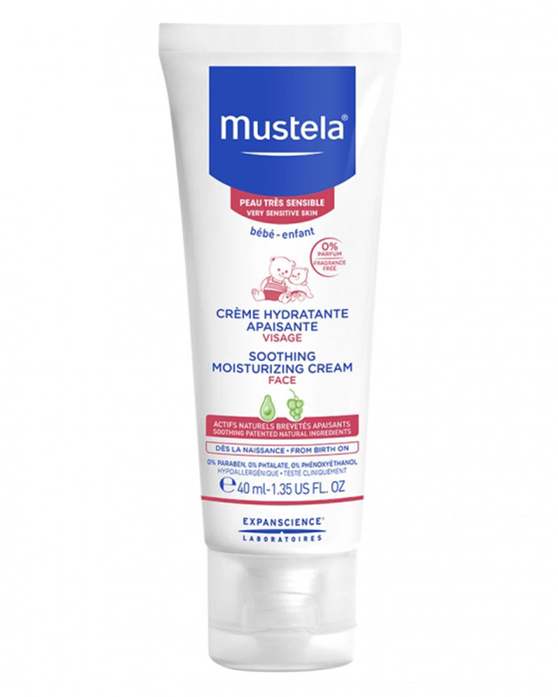 Mustela Crème Visage Hydratante Apaisante - 40ml Mustela Crème Visage Hydratante Apaisante - 40ml