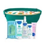 Mustela Pack Gel Lavant + Eau Rafraîchissante + Crème Change + Hydra Bébé Visage + Lingettes = Sac Banane Offert!