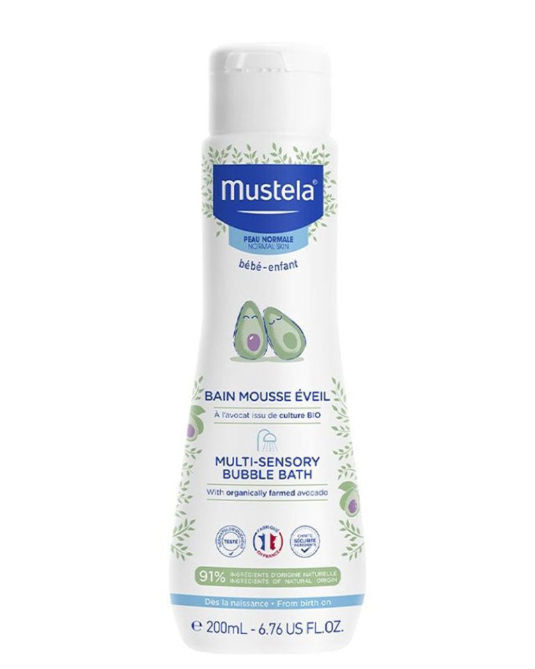 Mustela Bain Mousse Eveil à l’avocat BIO - 200ml