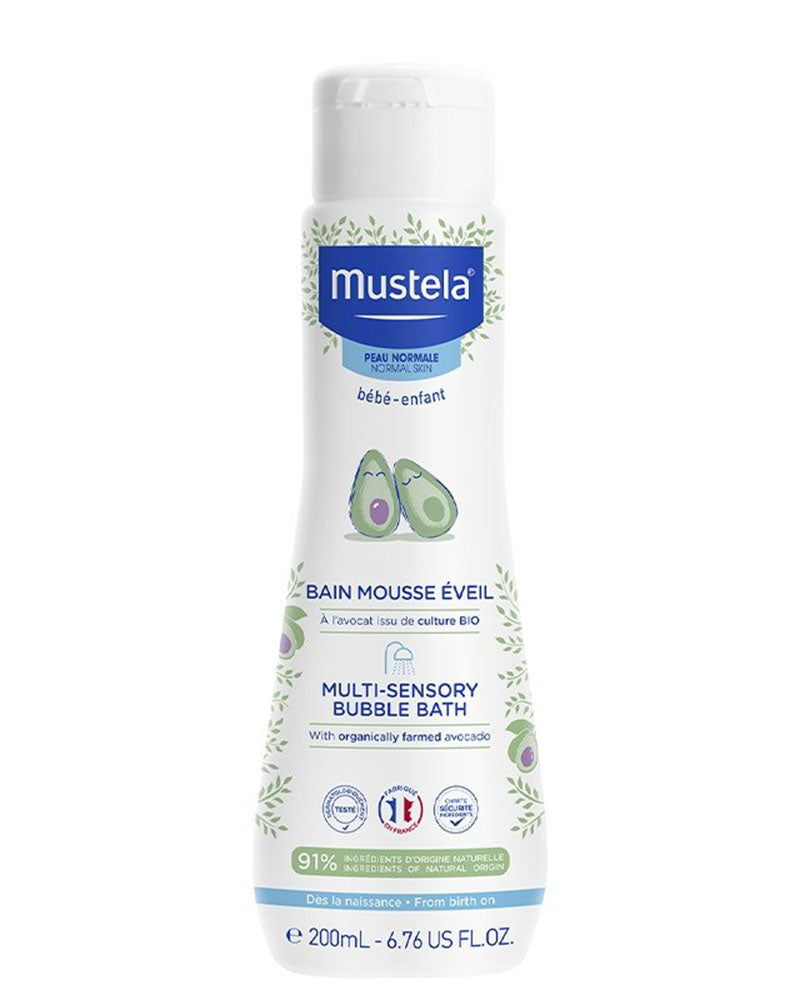 Mustela Bain Mousse Eveil à l’avocat BIO - 200ml Mustela Bain Mousse Eveil à l’avocat BIO - 200ml