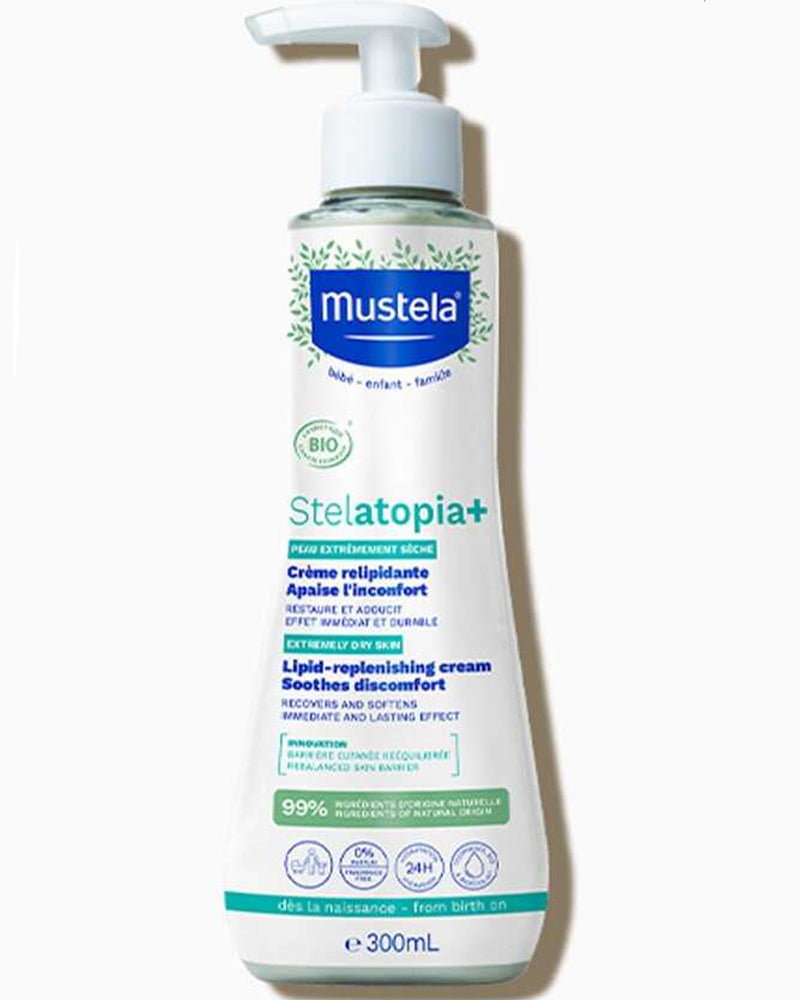 Mustela Stelatopia+ Crème Relipidante Anti-Grattage Bio - 300ml Mustela Stelatopia+ Crème Relipidante Anti-Grattage Bio - 300ml