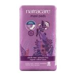 NATRACARE Serviette Ultra Long + Wings 10 Unités Protection Hygiénique Bio Coton Naturel Flux Abondant