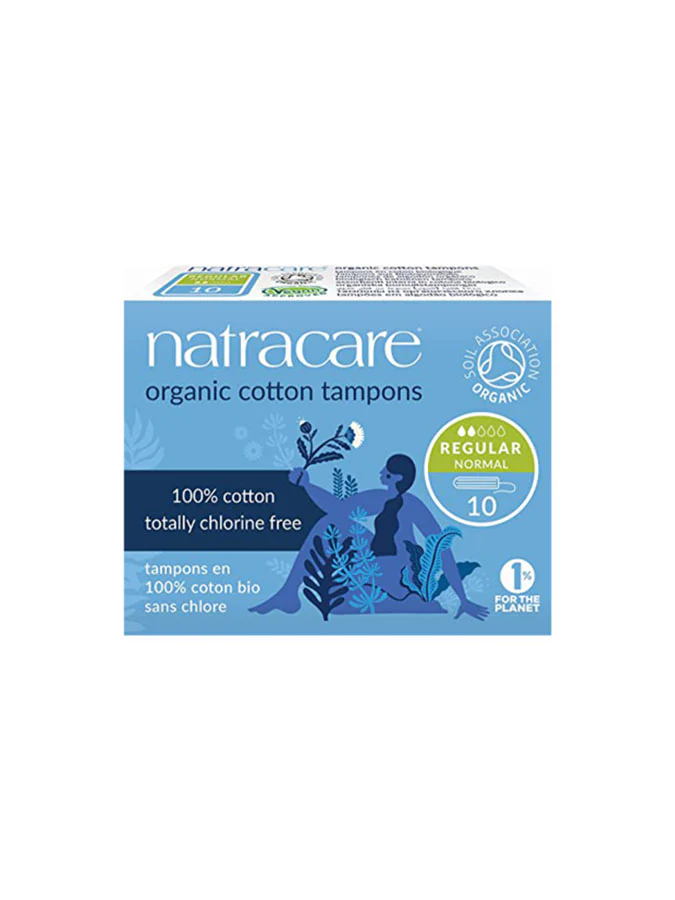 NATRACARE Tampons Régulier Sans Applicateur 10 Unités Protection Hygiénique Bio Coton Naturel NATRACARE Tampons Régulier Sans Applicateur 10 Unités Protection Hygiénique Bio Coton Naturel
