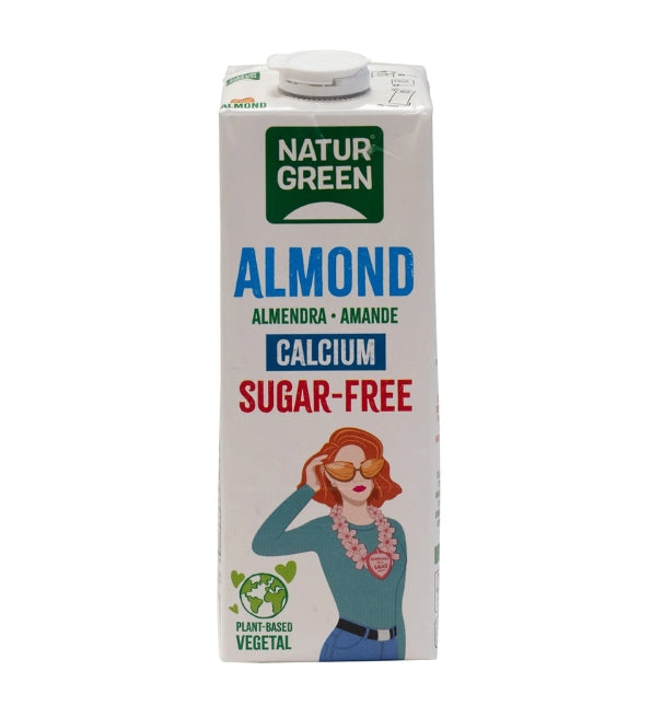 NATURE GREEN Boisson Amande Calcium Nature 1L Lait Végétal Amande Bio Enrichi Calcium Sans Lactose Naturel NATURE GREEN Boisson Amande Calcium Nature 1L Lait Végétal Amande Bio Enrichi Calcium Sans Lactose Naturel