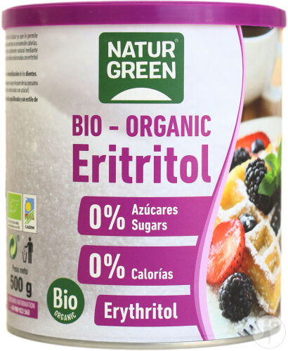 NATURGREEN Érythritol Bio Organic 500g Édulcorant Naturel Bio Zéro Calorie Substitut Sucre Sain NATURGREEN Érythritol Bio Organic 500g Édulcorant Naturel Bio Zéro Calorie Substitut Sucre Sain