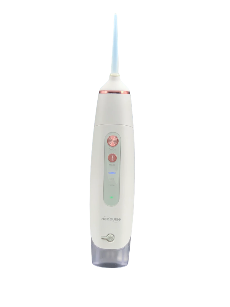 NEOPULSE Jet Dentaire NP3 My First Blanc Hydropulseur Enfants Nettoyage Interdentaire Gencives Saines Hygiène Bucco-Dentaire