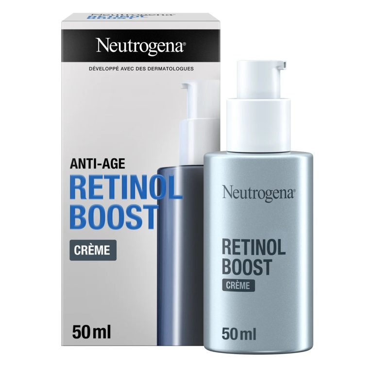 NEUTROGENA Retinol Boost Cream 50ml Crème Visage Anti-Rides Raffermissante Éclat Rétinol