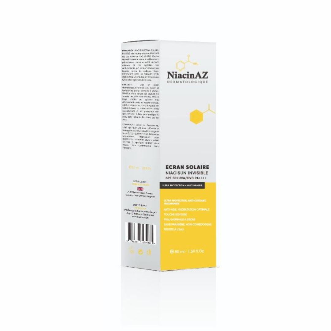 NiacinAZ NIACISUN Invisible Ecran solaire 50ml NiacinAZ NIACISUN Invisible Ecran solaire 50ml
