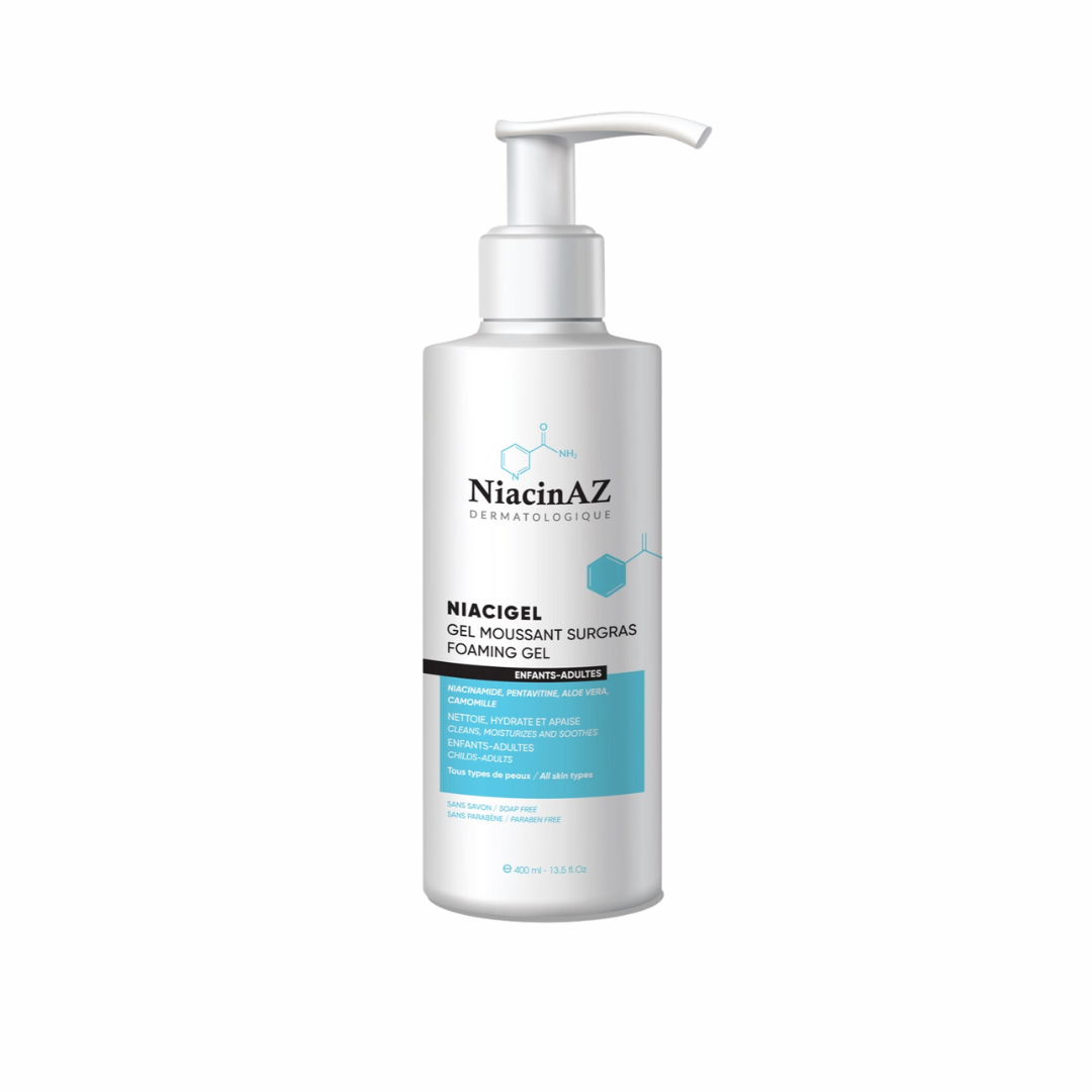 NiacinAZ NIACIGEL Gel Moussant Surgras 400ml NiacinAZ NIACIGEL Gel Moussant Surgras 400ml