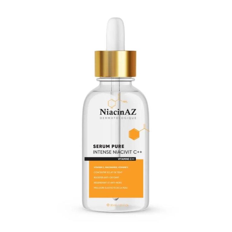 NIACINAZ INTENSE NIACIVIT C++ Serum Eclat 30ml Vitamine C Antioxydant Illuminateur Teint Uniforme Soin Visage Premium