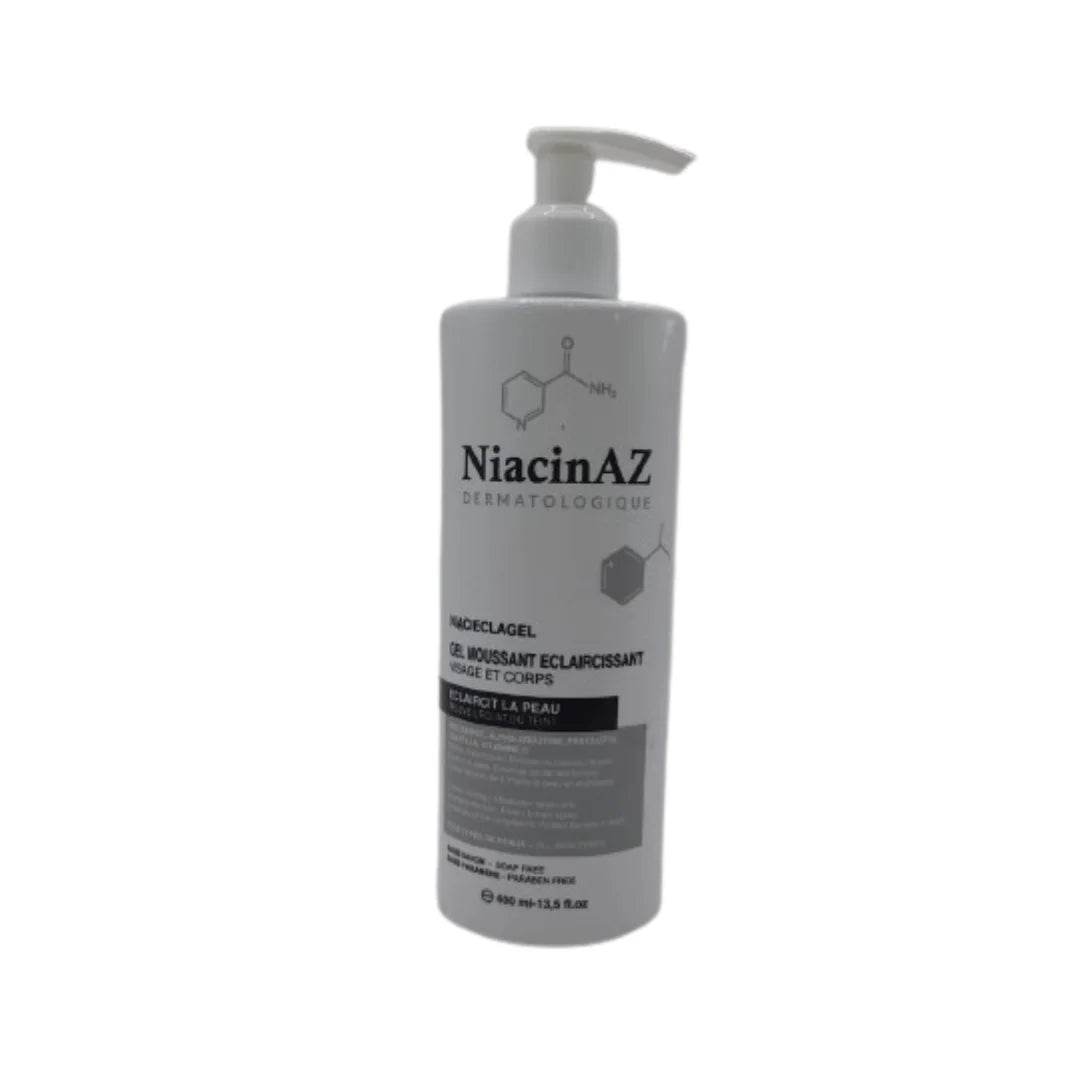 NIACINAZ Niacieclagel Gel Moussant Éclaircissant 400ml Nettoyant Unifiant Teint Éclat Premium NIACINAZ Niacieclagel Gel Moussant Éclaircissant 400ml Nettoyant Unifiant Teint Éclat Premium