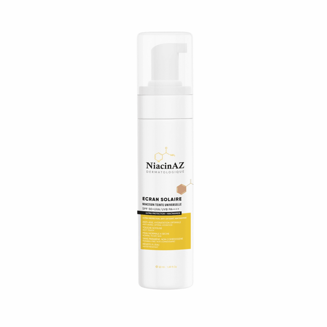 NIACINAZ NiaciSun Écran Teinté SPF50+ 50ml Protection Solaire Teintée Effet Bonne Mine Premium NIACINAZ NiaciSun Écran Teinté SPF50+ 50ml Protection Solaire Teintée Effet Bonne Mine Premium