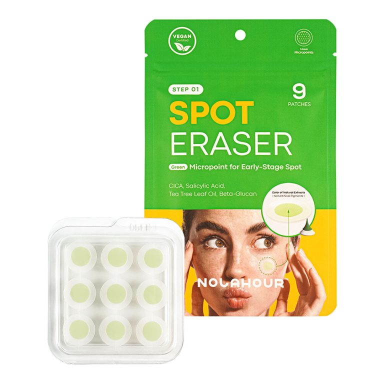 NOLAHOUR Spot Eraser Green Step01 9 Patchs Nettoyage Pores Purification Anti-Sébum