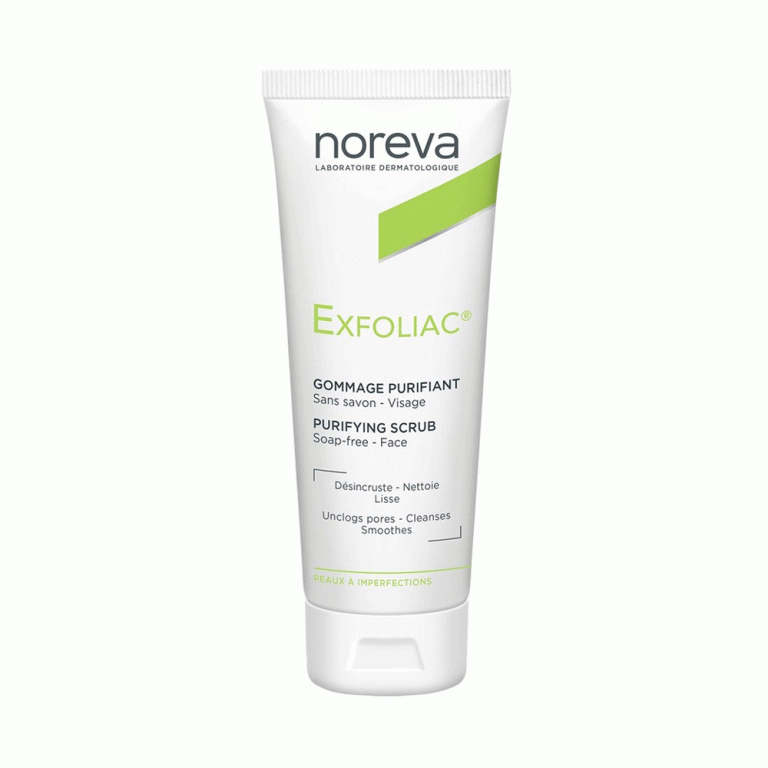 Noreva Exfoliac Gommage Purifiant 50ml Exfoliant Microbilles Désincrustant Peaux Grasses