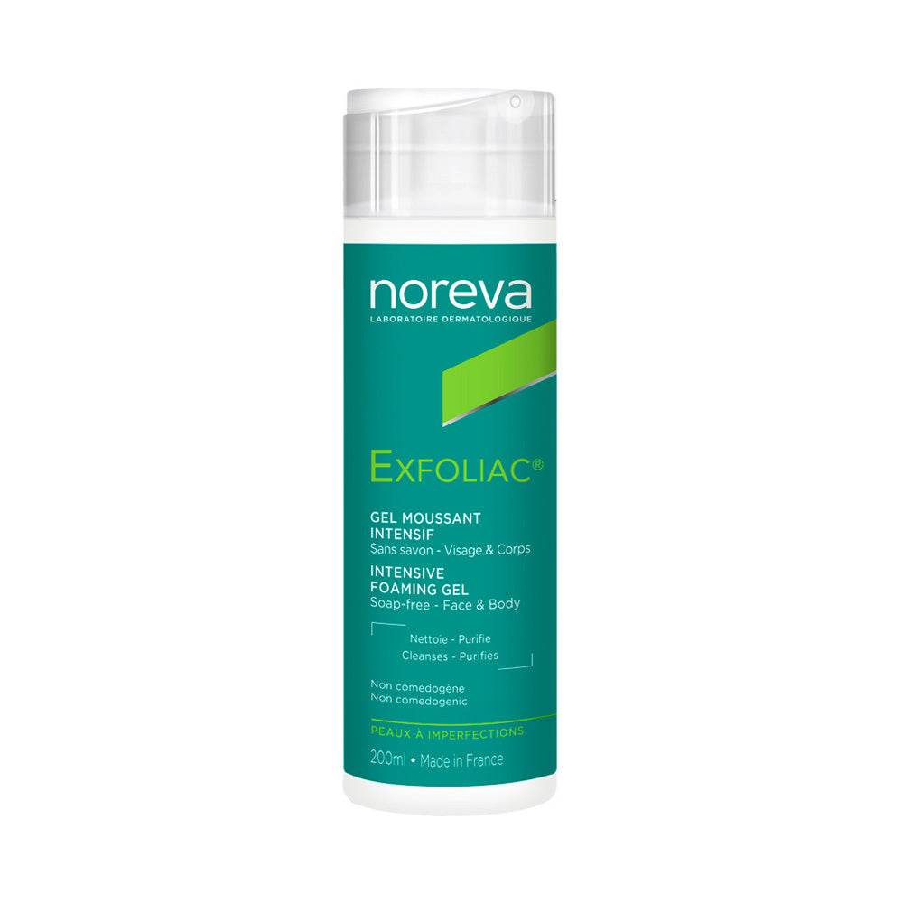 Noreva Exfoliac Gel Moussant Intensif 200ml Nettoyant Purifiant Anti-Bactérien Peaux Acnéiques Noreva Exfoliac Gel Moussant Intensif 200ml Nettoyant Purifiant Anti-Bactérien Peaux Acnéiques
