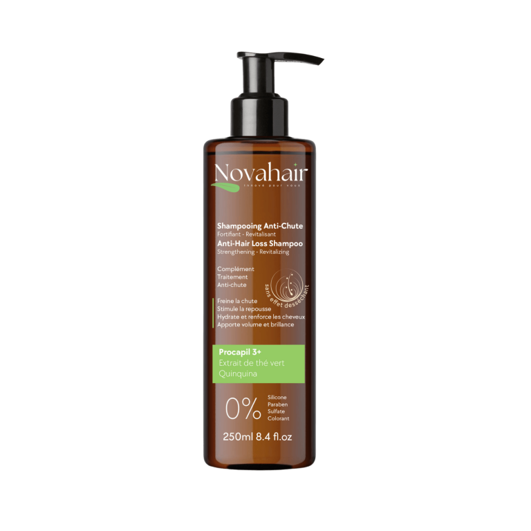 Novahair Shampoing Revitalisant Fortifiant Anti-Chute Protéines Blé Aloe Vera