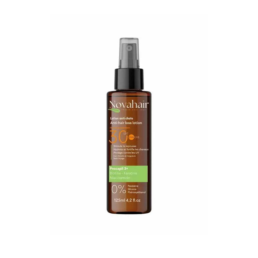 Novahair Lotion Capillaire Anti-Chute SPF30 125ml Procapil Niacinamide Kératine Novahair Lotion Capillaire Anti-Chute SPF30 125ml Procapil Niacinamide Kératine