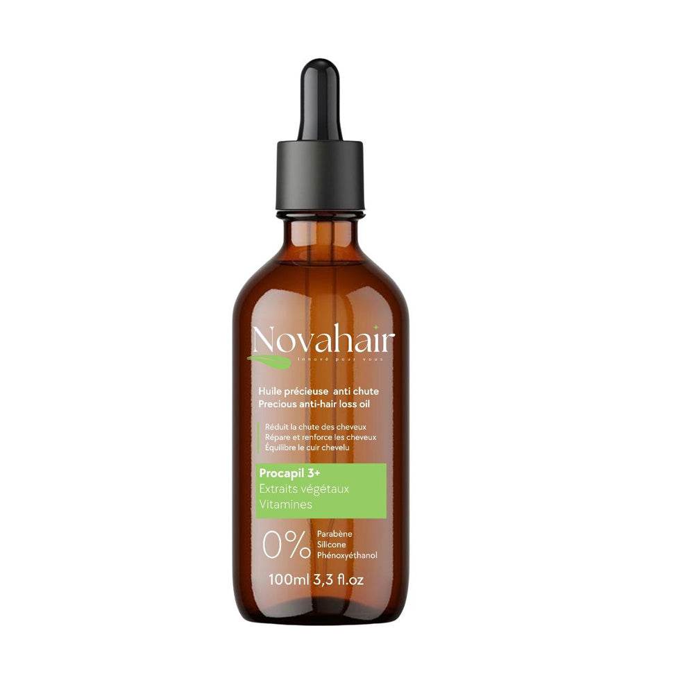 NOVAHAIR Huile Précieuse Anti-Chute 100ml 19 Huiles Procapil Croissance Cuir Chevelu Nourrissant Fortifiant Brillance NOVAHAIR Huile Précieuse Anti-Chute 100ml 19 Huiles Procapil Croissance Cuir Chevelu Nourrissant Fortifiant Brillance