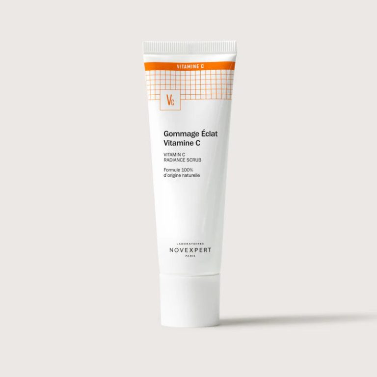 Novexpert Exfoliant Expert Masque Gommage Vitamine C 50ml Double Action Éclat Anti-Âge