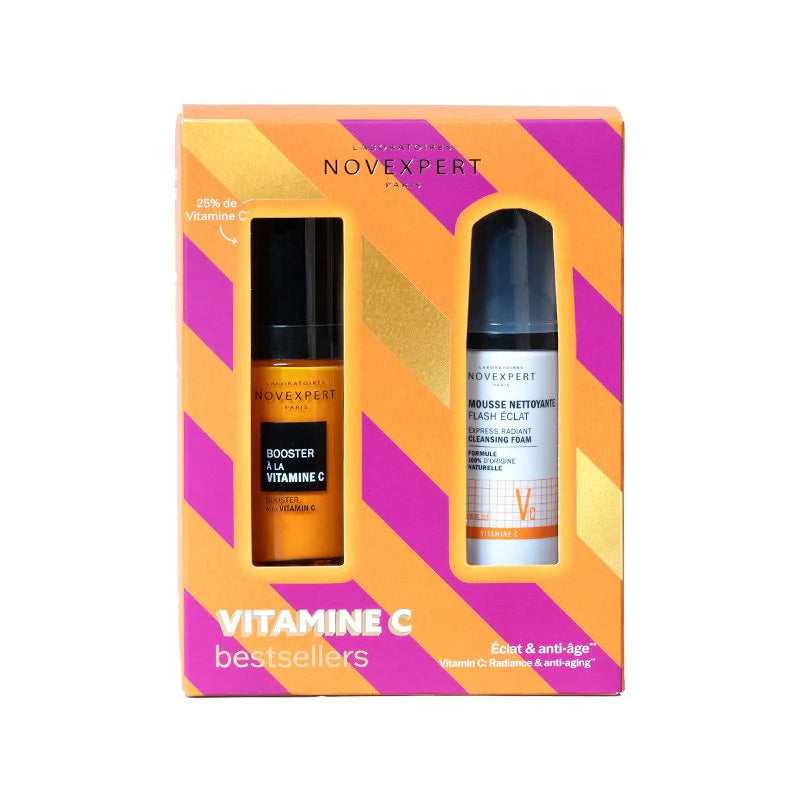 NOVEXPERT Coffret Booster Vitamine C + Mini Mousse Éclat Anti-Âge NOVEXPERT Coffret Booster Vitamine C + Mini Mousse Éclat Anti-Âge