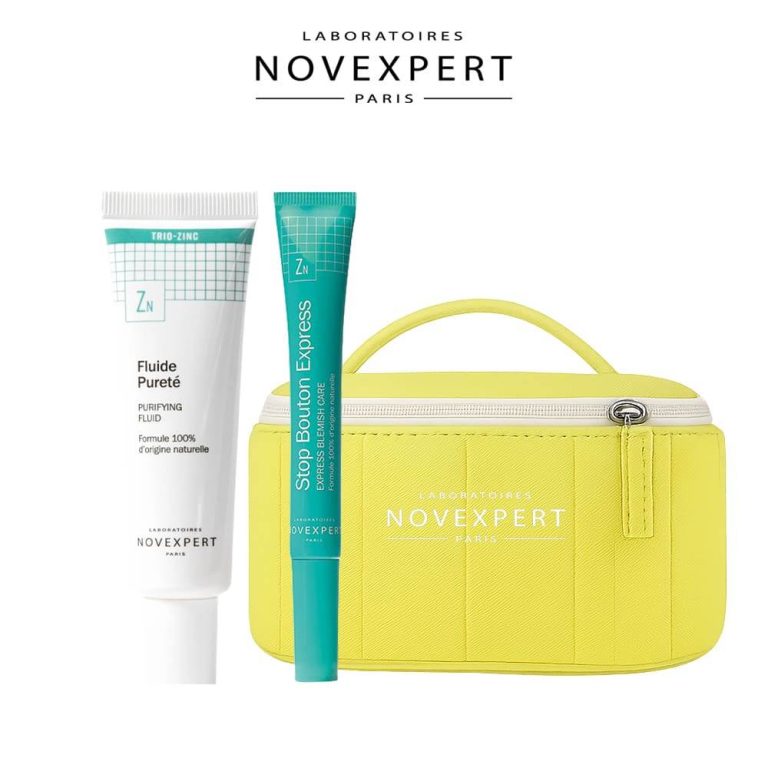 Novexpert Fluide Purete Trio-Zinc 30ml+Stop Bouton Express 7ml Trousse