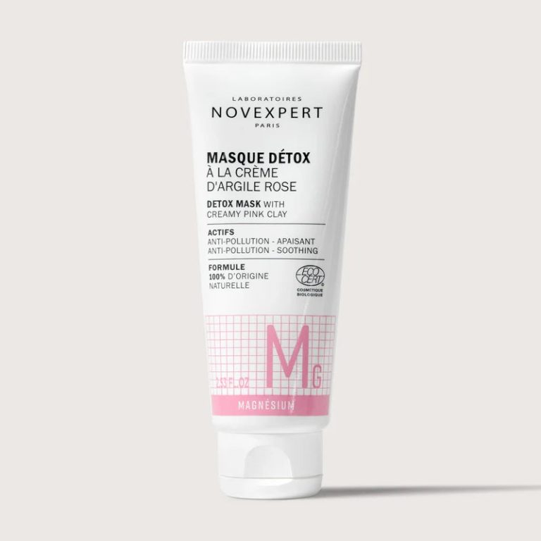 Novexpert Masque Détox Crème Argile Rose Magnésium 75ml Purifiant Apaisant
