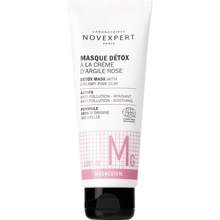 Novexpert Masque Détox à la Crème d’Argile Rose 75 ml
