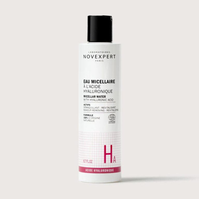 Novexpert Eau Micellaire Acide Hyaluronique 200ml Démaquillant Hydratant Tous Types Peaux