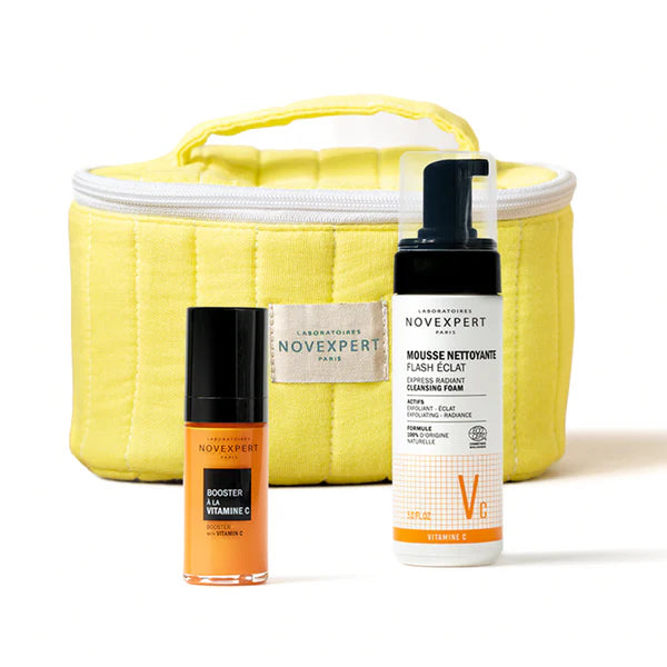 NOVEXPERT Duo Booster Éclat Sérum Vitamine C + Mousse Flash Éclat -50% Coffret Anti-Âge Illuminateur + POCHON OFFRET NOVEXPERT Duo Booster Éclat Sérum Vitamine C + Mousse Flash Éclat -50% Coffret Anti-Âge Illuminateur + POCHON OFFRET