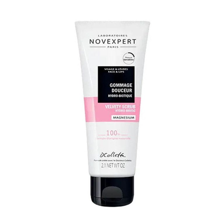 Novexpert Gommage Douceur Hydro-Biotique Magnésium 60ml Exfoliant Apaisant Peaux Sensibles