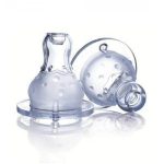 Nuby 2 tétines Silicone Col Standard 0/12 Mois ID0024