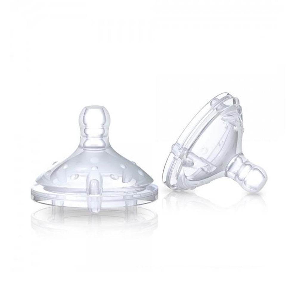 Nuby 2 Tètines Soft Flex Slow Flow +0 Mois NT67660 Nuby 2 Tètines Soft Flex Slow Flow +0 Mois NT67660