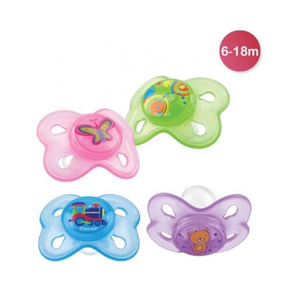 Nuby Sucette Mini-Brites Oval large 6-12m ID5797MFSM Nuby Sucette Mini-Brites Oval large 6-12m ID5797MFSM