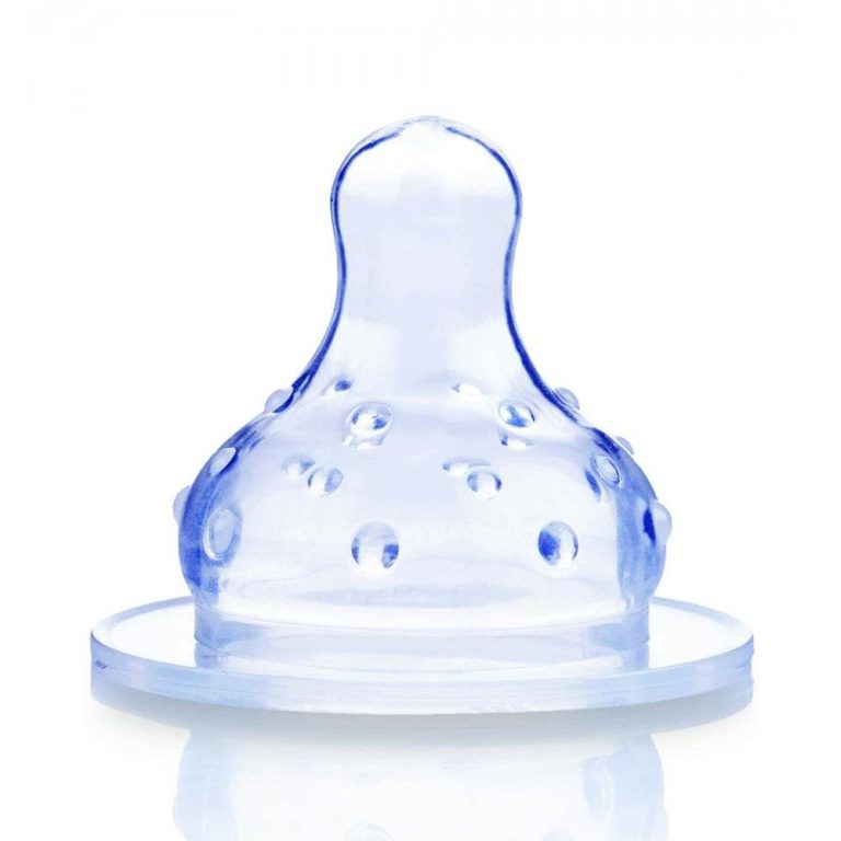 Nuby 2 Tétines Silicone Flux Variable 0-12 Mois ID906