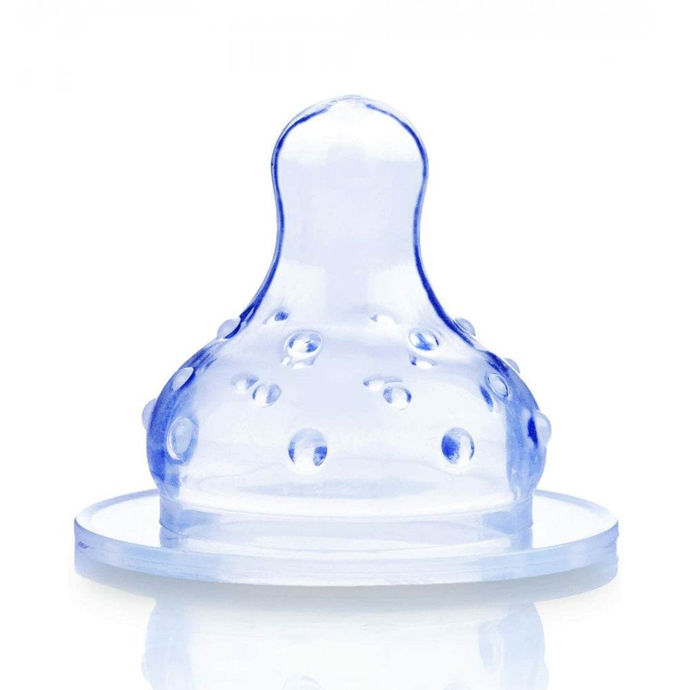 Nuby 2 Tétines Silicone Flux Variable 0-12 Mois ID906 Nuby 2 Tétines Silicone Flux Variable 0-12 Mois ID906