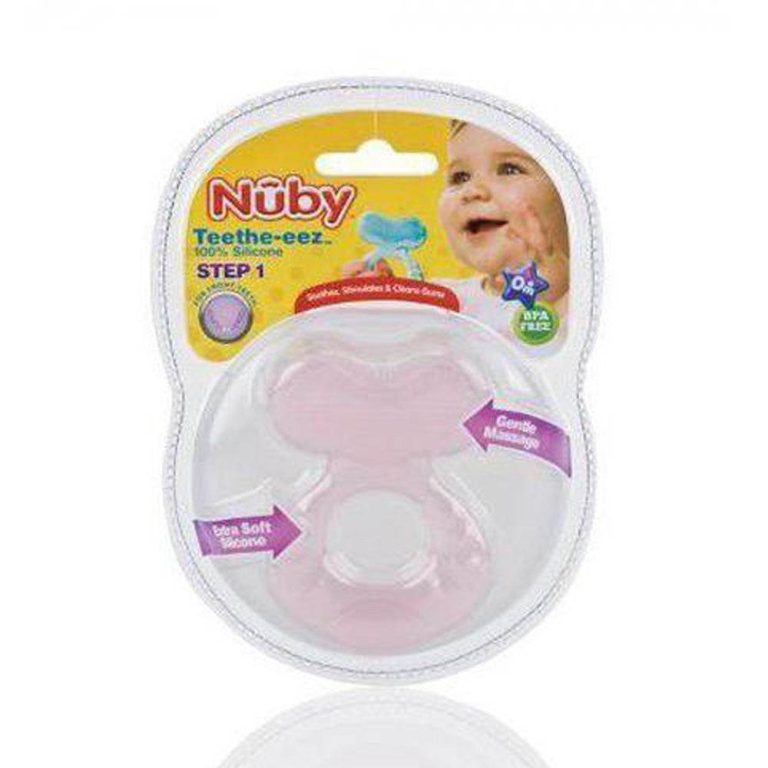 Nuby Anneau De Dentition Forme De Poisson 3 Mois Avec Boite De Rangement NT67908