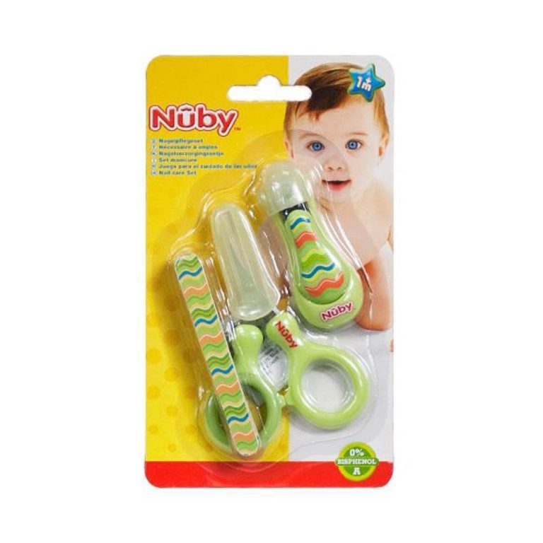 Nuby Set Manucure De Luxe Motifs Traits Verts +1 Mois ID242