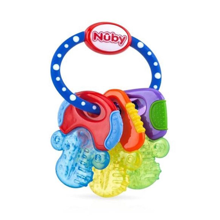 Nuby Clefs Icybite Bleu +4 Mois ID455