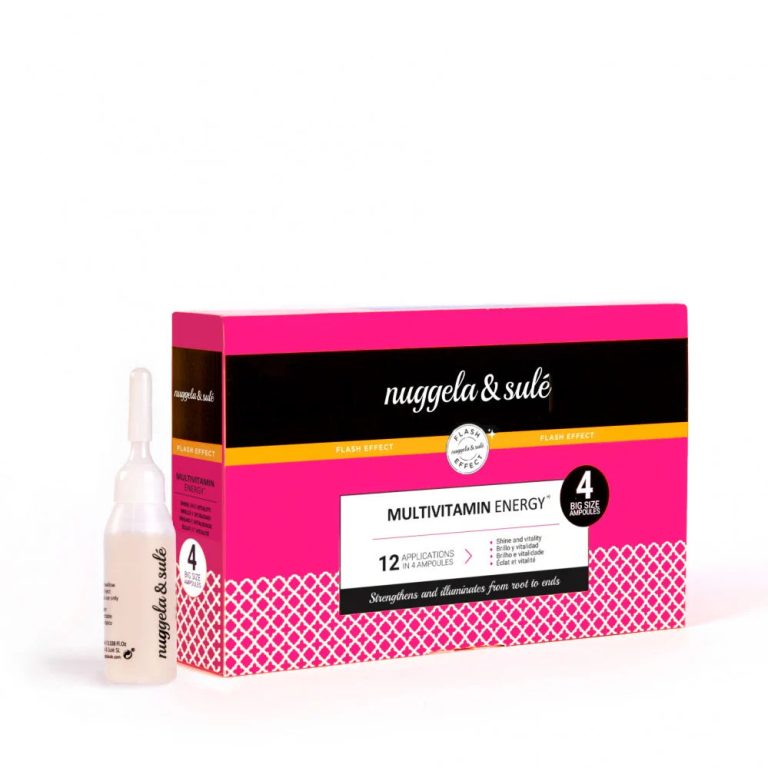 NUGGELA & SULE Multivitamin Energy Ampoules 4 Unités Pack Ampoules Capillaires Multivitaminées Énergie Cheveux Vitalité