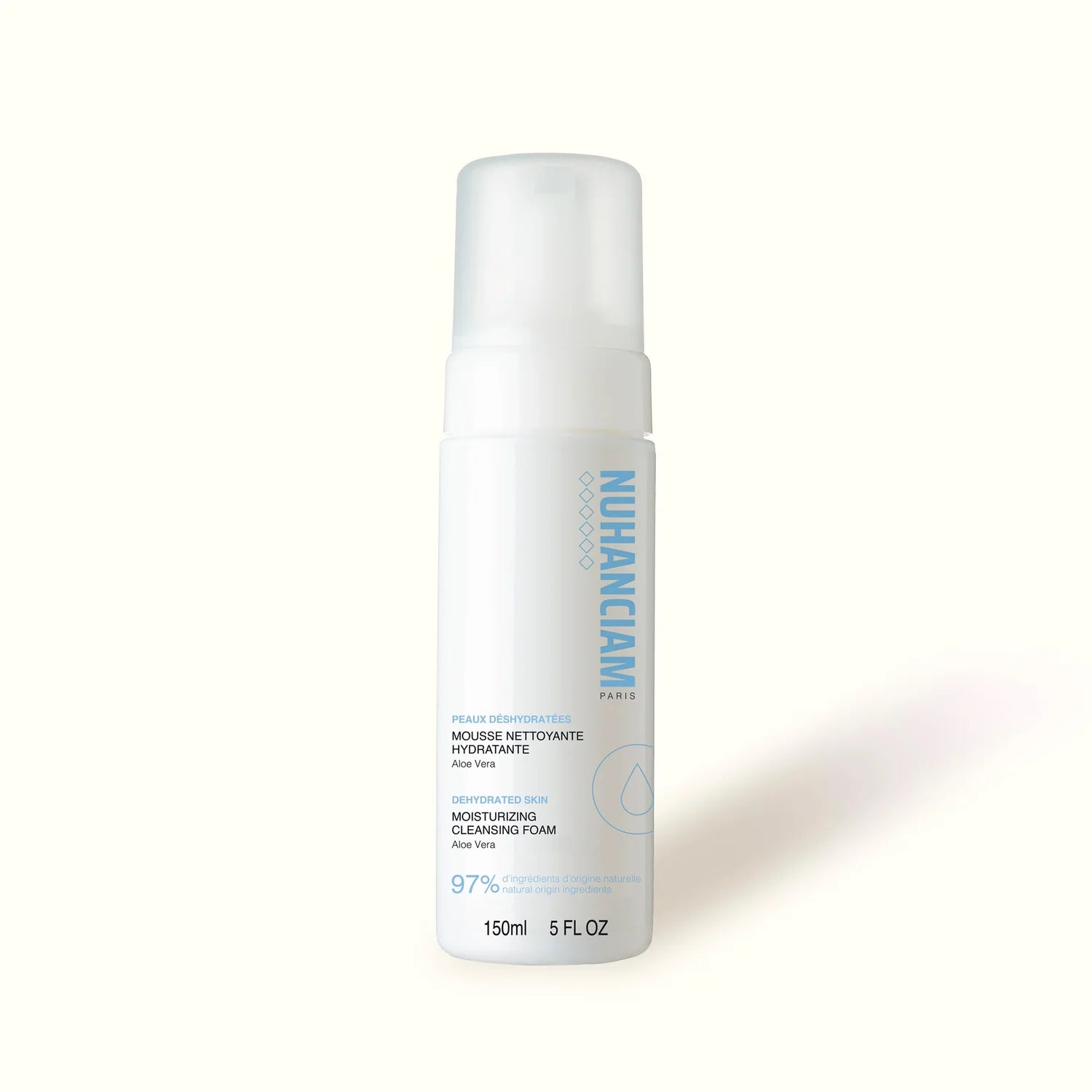 NUHANCIAM Mousse Nettoyant Hydratante 150ml Visage Peaux Sensibles Démaquillant Douceur Acide Hyaluronique Glycérine pH Physiologique Sans Savon NUHANCIAM Mousse Nettoyant Hydratante 150ml Visage Peaux Sensibles Démaquillant Douceur Acide Hyaluronique Glycérine pH Physiologique Sans Savon