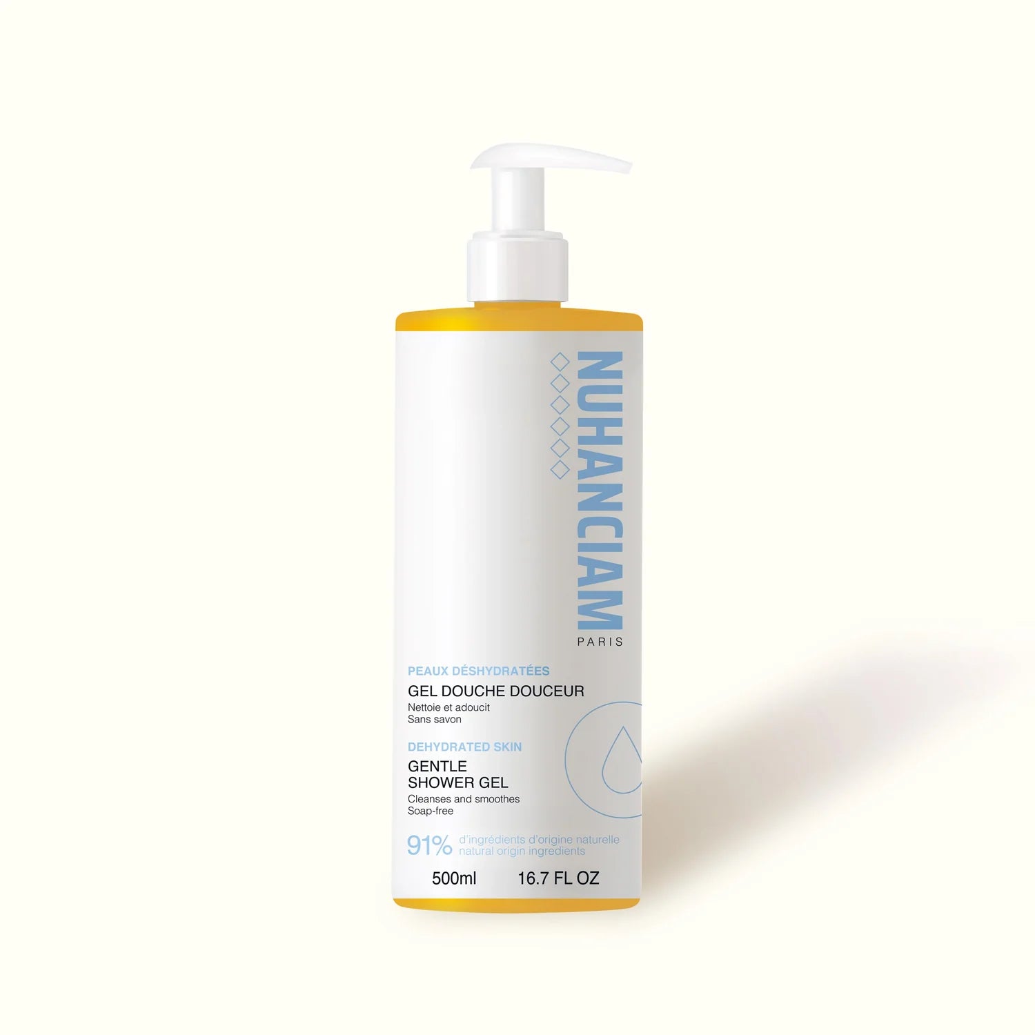 Nuhanciam Gel Douche Douceur 500ml Nettoyant Corps Peau Sensible Nuhanciam Gel Douche Douceur 500ml Nettoyant Corps Peau Sensible