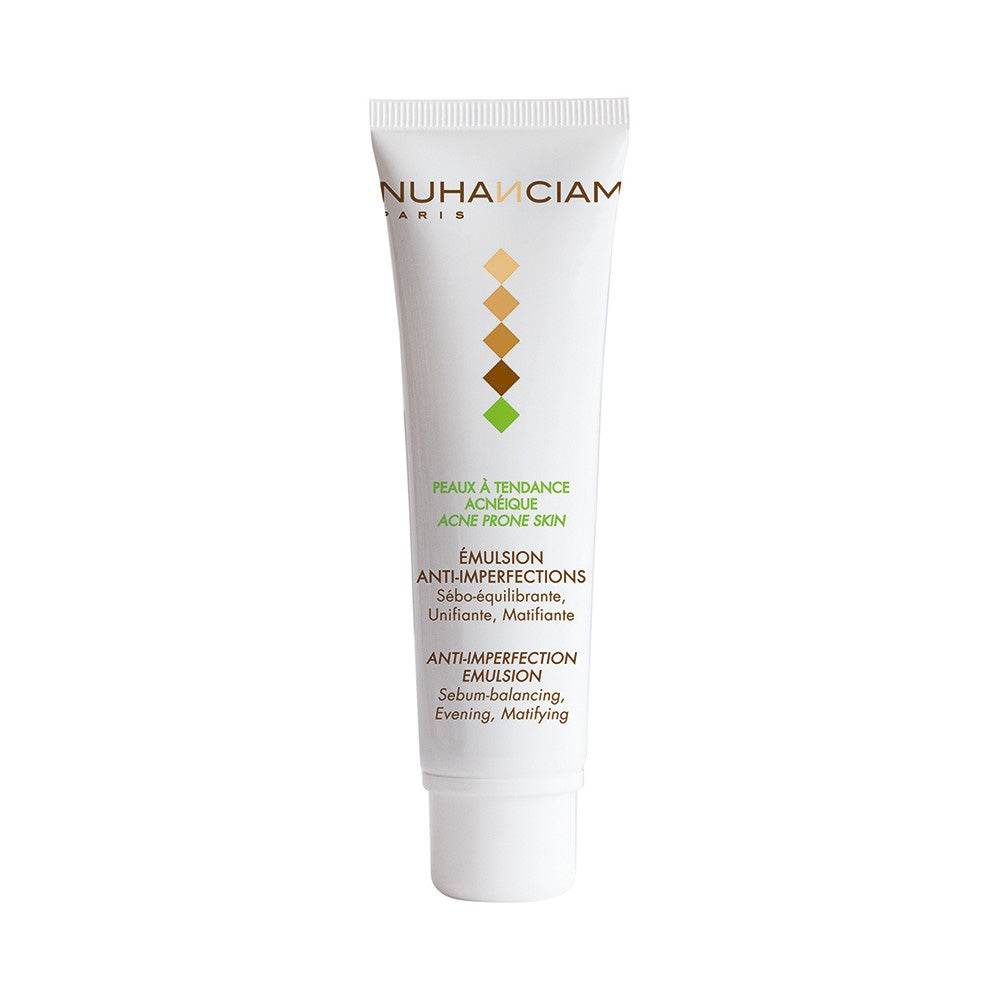 NUHANCIAM Émulsion Anti-Imperfection 30ml Peaux Grasses Acnéiques Boutons Points Noirs Pores Dilusés Matifiant Régulateur NUHANCIAM Émulsion Anti-Imperfection 30ml Peaux Grasses Acnéiques Boutons Points Noirs Pores Dilusés Matifiant Régulateur