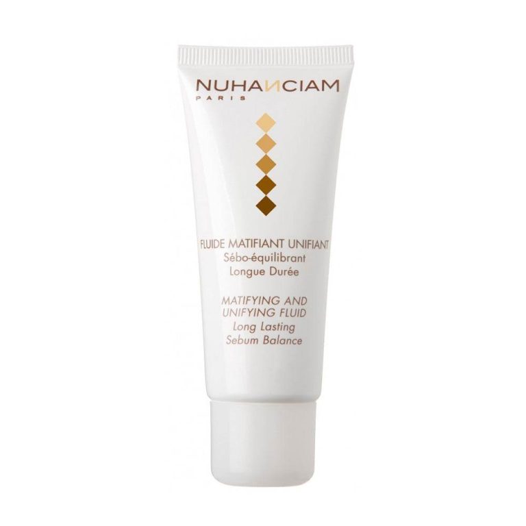 NUHANCIAM Fluide Matifiant 40ml Peaux Grasses Mixtes Contrôle Brillances Régulation Sébum Hydratation Légère Fini Mat