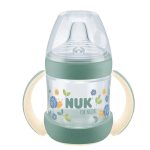 NUK Tasse d’Apprentissage avec Effet Lumineux For Nature 150 ml Vert Pastel - 6-18M