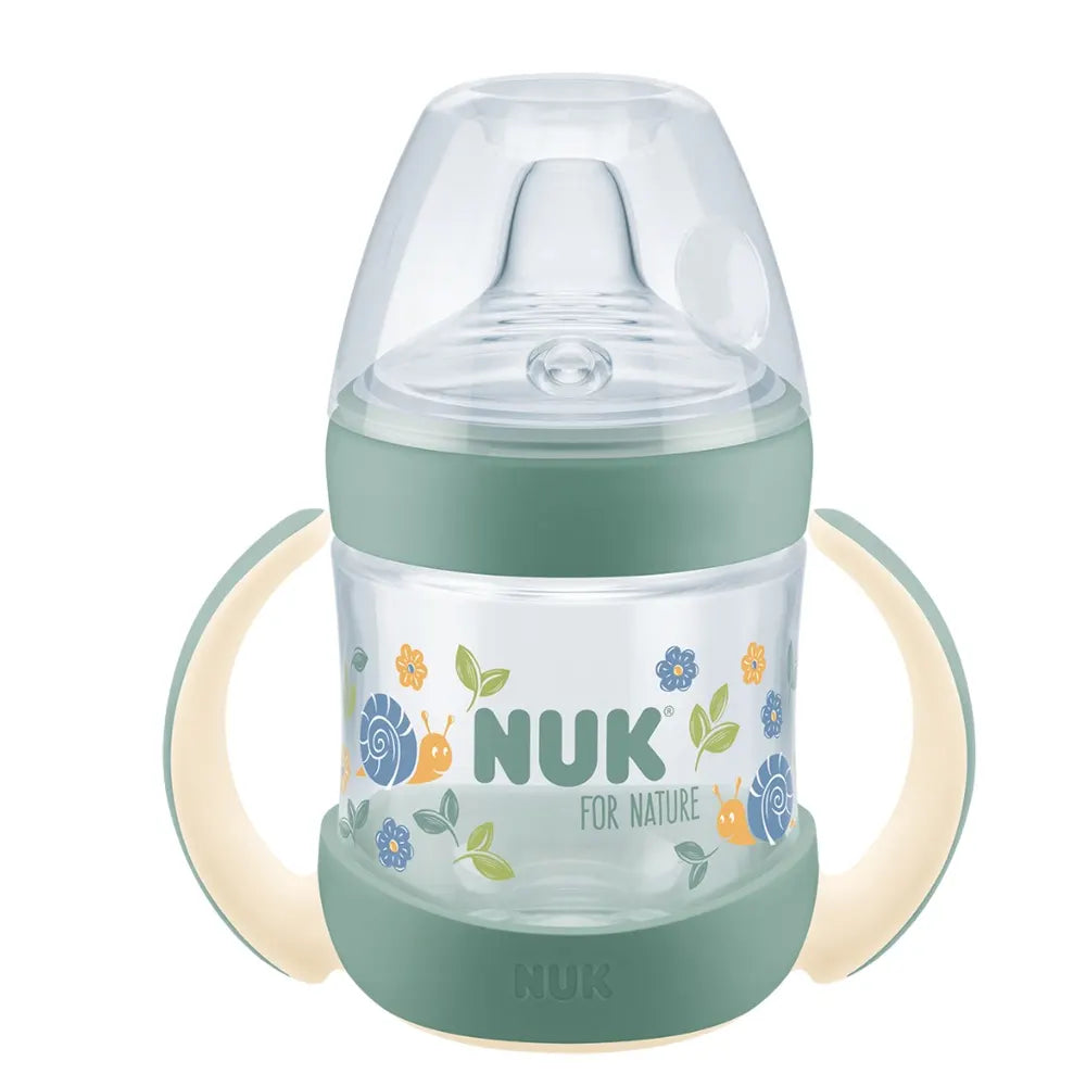 NUK Tasse d’Apprentissage avec Effet Lumineux For Nature 150 ml Vert Pastel - 6-18M NUK Tasse d’Apprentissage avec Effet Lumineux For Nature 150 ml Vert Pastel - 6-18M